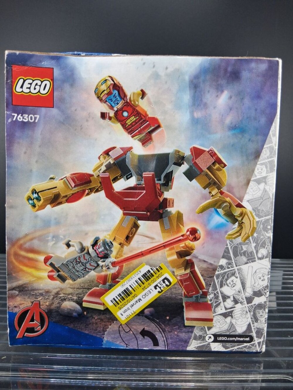 Lego Marvel Avengers Iron Man Mech vs. Ultron 76307 Building Set